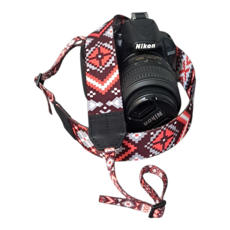 Ремінь нейлоновий для фотоапарата Вишиванка