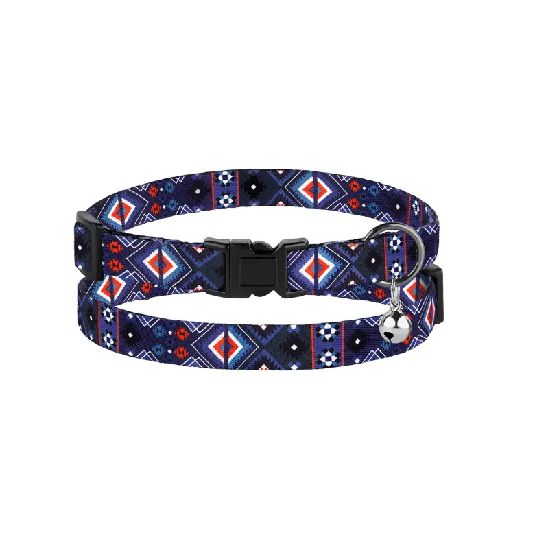 Нашийник нейлоновий HiDOG для кота "Aztec purple"