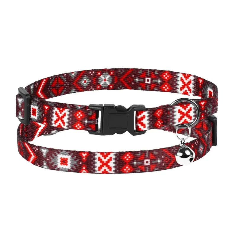 Нашийник нейлоновий HiDOG для кота "Вишиванка" XS