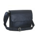 Шкіряна сумка - месенджер для документів А4 чорна